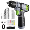 WORKPRO 8V Cordless Drill Driver Kit with 53pcs Bit Set,
