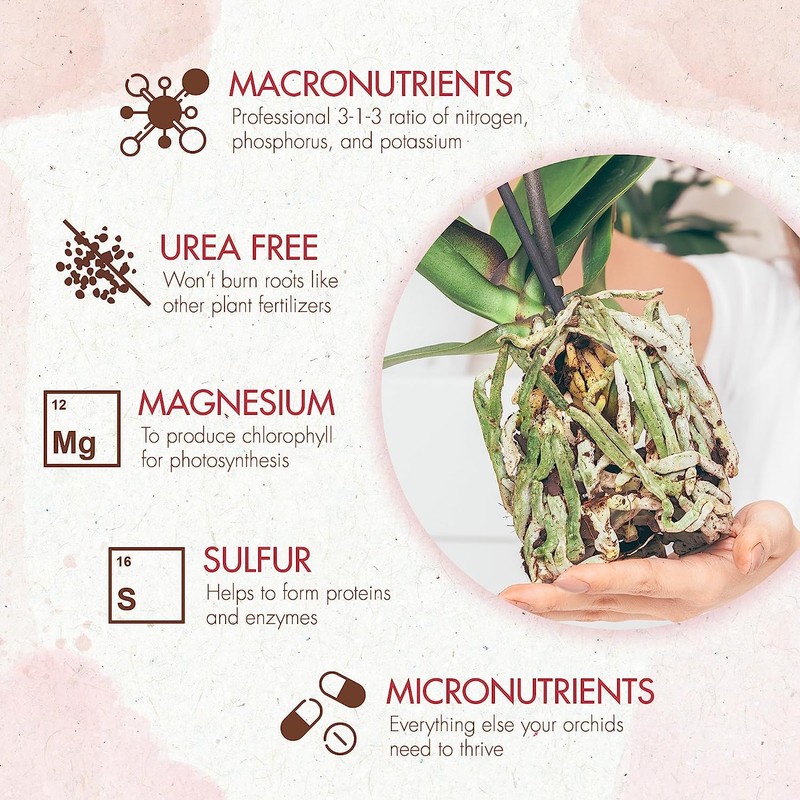 Orchid Plant Food (5 oz, 50+ Applications) - Bloom Booster