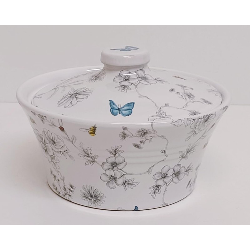 Rainbow Decors Secret Garden Casserole Dish with Lid 500 ml