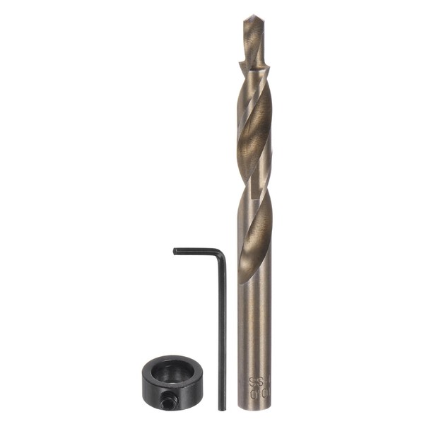 HARFINGTON Pocket Hole Drill Bit 25/64" Dia 15/64" Tip Round