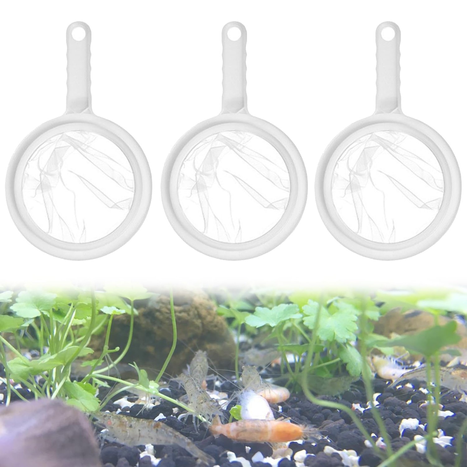 QuickYen Brine Shrimp Separation Netting (80,200,400 Mesh, 3 Types ...