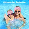 SSKHE Swimming Headband for Kids Adults, Cartoon Waterproof Adjustable Headband
