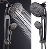 AQUABAR High-Pressure 48-mode 3-way Shower Spa Combo with Adjustable 18"