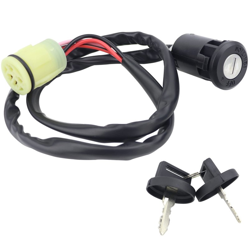 STABSOLI Starter Motor & Solenoid Relay & Ignition Switch for