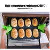 Silicone Bread Mold French Baguette Baking Tray with Oil Brush