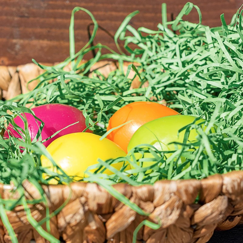 Topsvllcly 2.2 LB Easter Grass 35oz 4 Colors Easter Basket