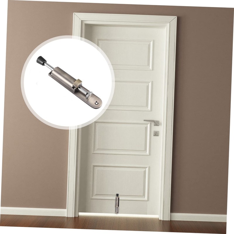 TEHAUX Heavy Duty Door Stopper Telescopic Spring Loaded Door Holder