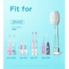 SEAGO Kids Toothbrush Replacement Heads (White, Large)