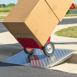 Silver Spring Aluminum EZ-Traction Curb Ramp - 24" x 36"