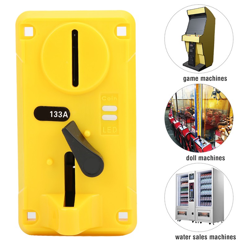 Comparative Coin Selector Box Acceptor CPU with LED Light Flip