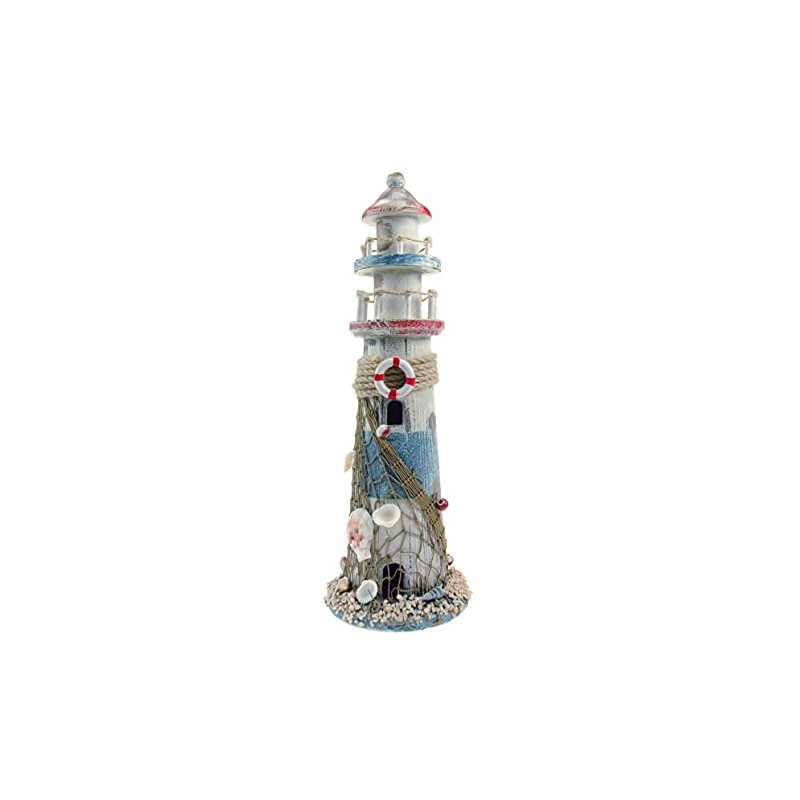 Lighthouse Decoration - 36 x 11.5 x 11.5centimeters