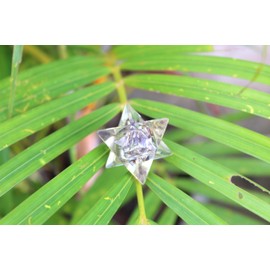 Prajet Energized Orgonite Healing Crystal 1inch Orgone Merkaba Rare Healing Positive Energy, Meditations (Amethyst Merkaba orgone)