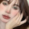 Green Eyeshadow Shimmer Green Eyeshadow Glittery High Color Glittering Powder