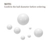 Kozelo 50pcs POM Balls - [4.5mm] Plastic Bearing Ball for