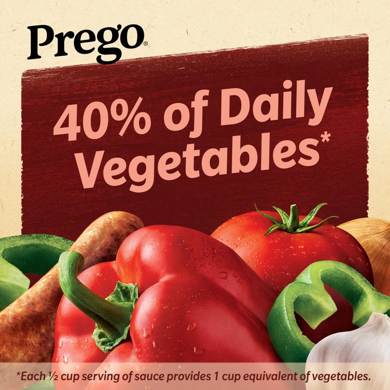 Prego Sweet Sausage and Roasted Peppers Pasta Sauce, 23.5 oz