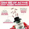Nature's Nutrition DMannose Pills with Cranberry 1350mg Advanced Formula -