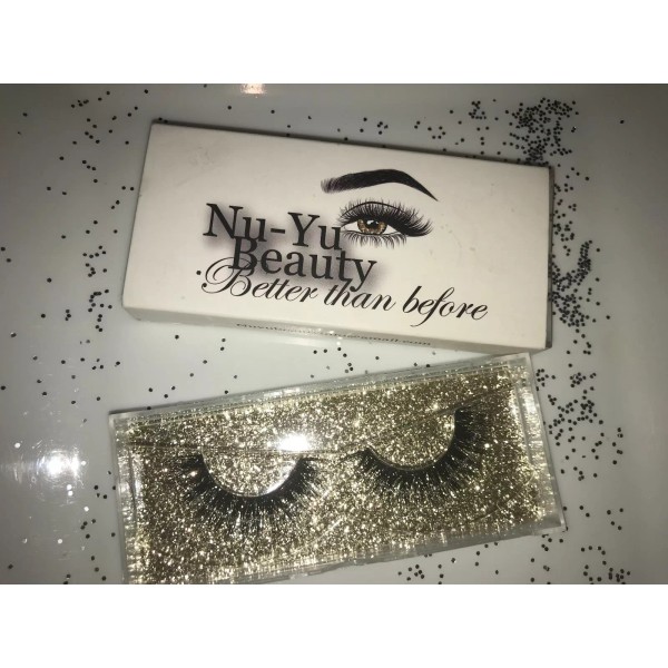 Handmade Glamorous Handmade 100% Mink 3D Lashes. Style: AVA