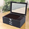 Fountain Pen Display Box 34 Pens Storage Case Organizer Luxury