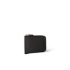 Square Card Coin Purse, black x etaupe