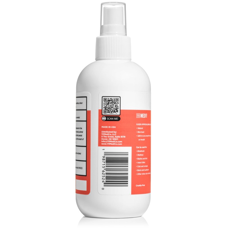 111MedCo 0.02% Hypochlorous Acid 8oz. Spray