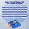 MRCARTOOL Digital AC Manifold Gauge Set HVAC Refrigerant Meter Pressure