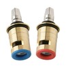 Chicago 1-099XKJKABNF & 1-100XKJKABNF Ceramic 1/4-Turn Cold & Hot Cartridge Kit