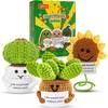 Gifts for Women Men Emotional Potato Pickle: 3Pcs Funny Crochet