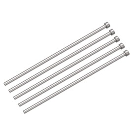 sourcing map 5 x straight ejector pins 6 mm (15/64 inches) diameter 65 mn steel 200 mm (8 inches)