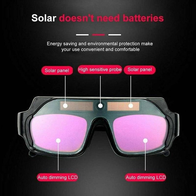 Welder Safety Eye Protection PC Glasses, Protective Welding Glasses, Clear