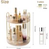 mebiusyhc Rotating Makeup Organizer for Vanity, Large Skincare Make Up