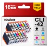 MeaBefit CLI42 CLI-42 Ink Cartridges High Yield Replacement for Canon
