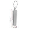 Keyring Nail Clippers, Nail File Keyring, 2 in 1 Bottle