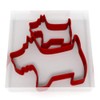 Scottish Terrier Dog Set of 2 Value Cookie/Fondant Cutters Pair