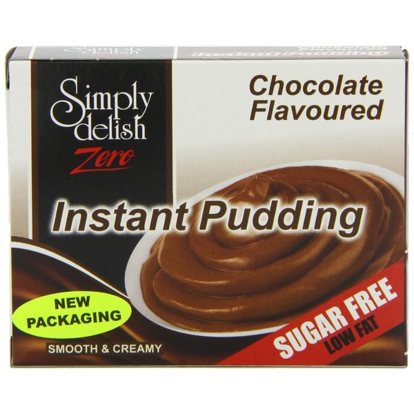 Simply Delish Sugar Free Instant Chocolate Whipped Dessert 36 g (Pack of 6)