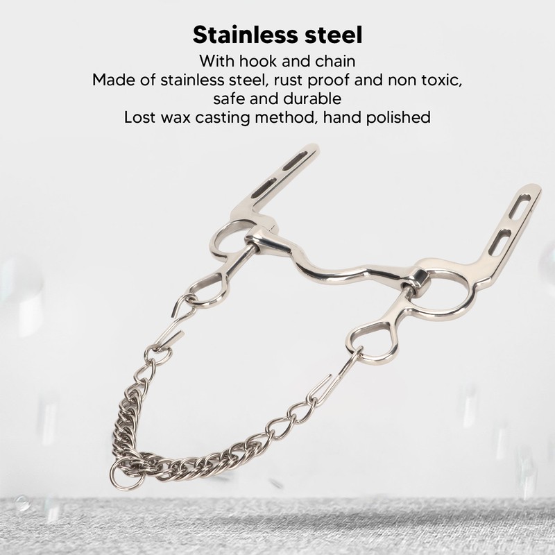 Horse Mouth Bit Stainless Steel Rustproof Easy to Control Horse