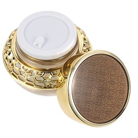 OSALADI Botella de crema cosmética recargable de 2.16 pulgadas, contenedor de viaje compacto transparente portátil para el cuidado de la piel, dispens