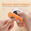 Electric Toenail Clippers,Polishing Automatic Fingernail Trimmer | 3-Speed LED Quiet