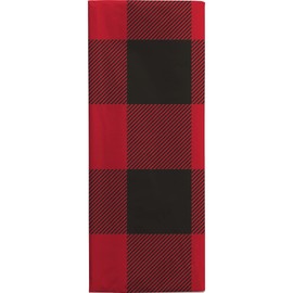 Jillson & Roberts Printed Gift Tissue 20" x 30", Buffalo Plaid (4 Folded Sheets)