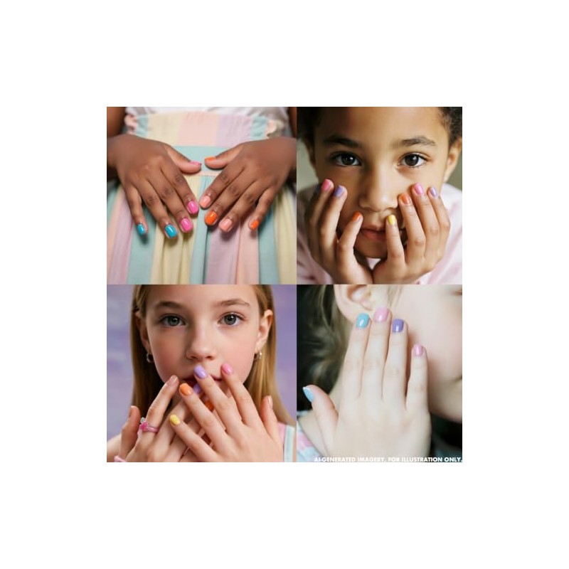 Stitch Esmalte Swirl 10 pzas al Agua Fácil de Quitar