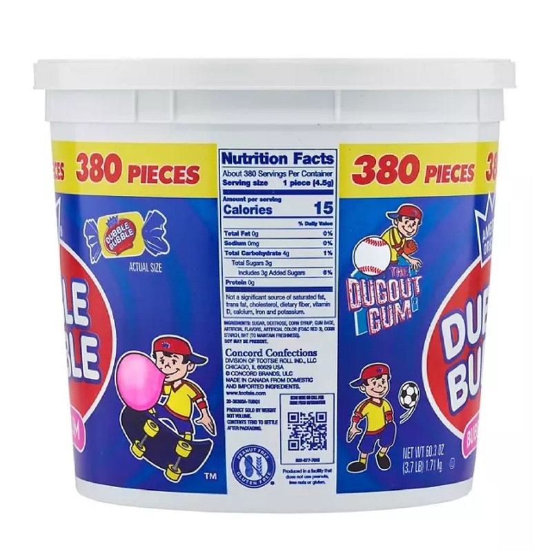 Dubble Bubble Bubble Gum 380 pieces
