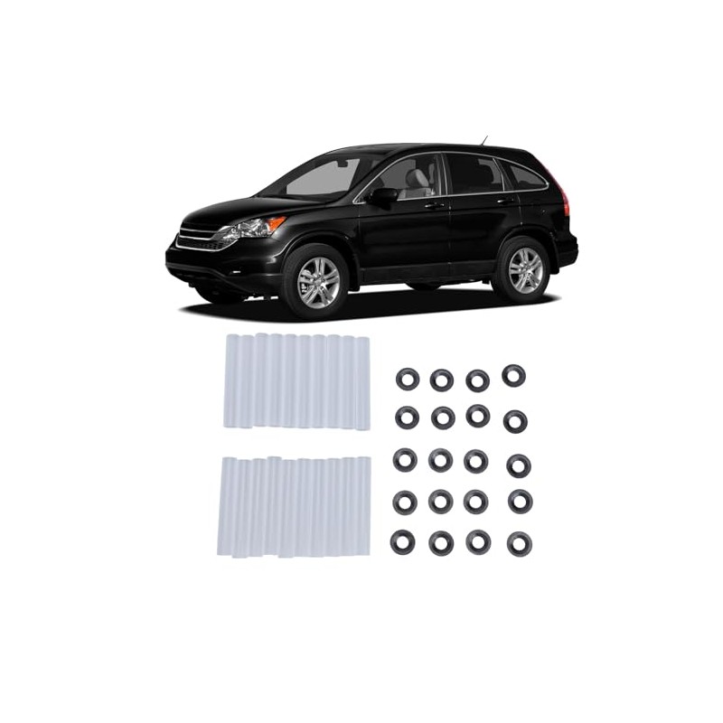 Akozon Garage Door Roller Sleeves, 20 Sets Garage Door Hinge