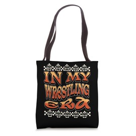 In My Wrestling Era Retro Groovy Martial Arts Sports Tote Bag
