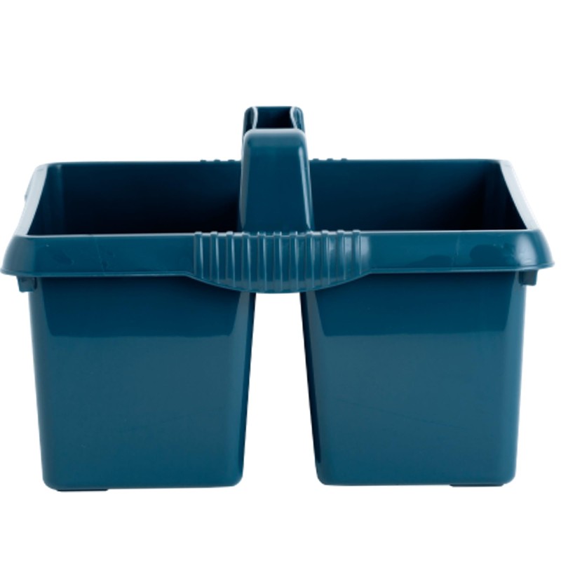 KetoPlastics Utility Cleaning Caddy with Twin Compartment and Handle Kitchen