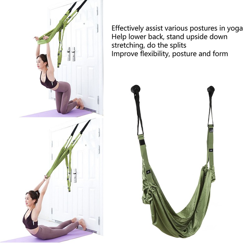 Yoga Strap for Stretching Multifunction Back Bend Assist Trainer Door
