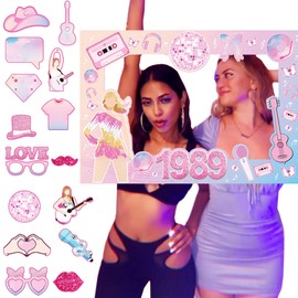 LaVenty Iridescent Birthday Party Photo Booth Props Frame Its Me Hi Im The Birthday Child Its Me Sign In My Legal Era Party Decoration In My Legal Era Birthday Party Supplies