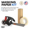 IDL Packaging Masking Kit-9" x 60 Yards Brown Masking Paper