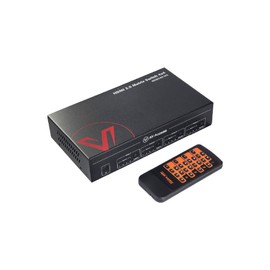 AV Access HDMI Matrix Splitter Switch 4x4 4K@60Hz 4:4:4 HDR Dobly Vision, Audio Extraction SPDIF 5.1CH, Downscaler, Web UI Control, Power-Off Memory, HDMI 2.0 HDCP2.2 IR Remote API RS232