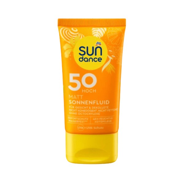 SUNDANCE Sonnenfluid Gesicht mattierend LSF 50, 50 ml