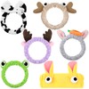 Jutom 6 Piezas Diademas de Spa con Temática de Animales