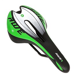 AWE® Chromo Rail Adult MTB Race Saddle Mens Green Black